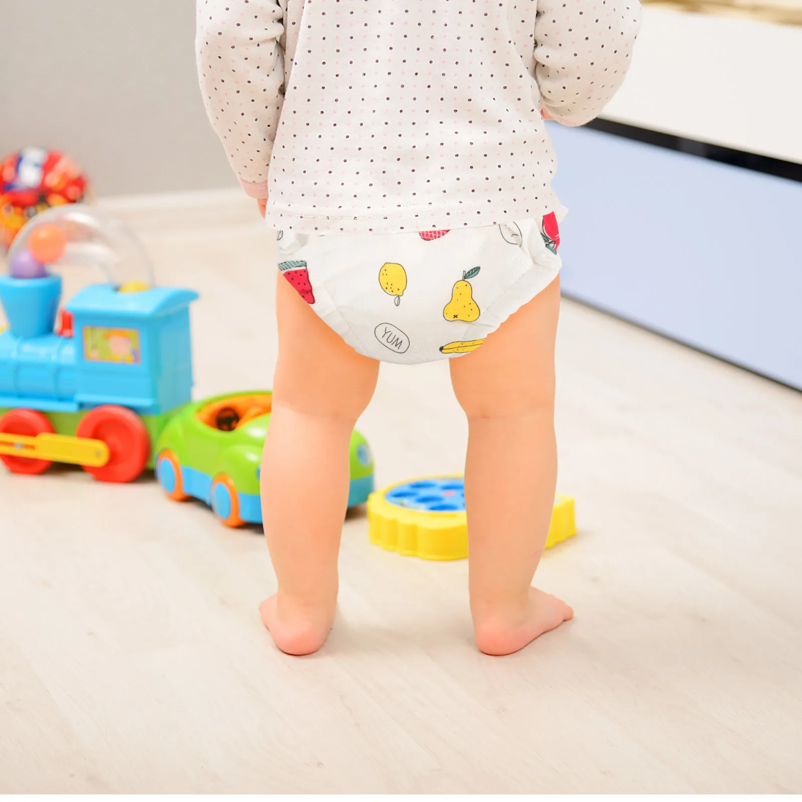 

2 шт., детские тренировочные хлопковые подгузники, моющиеся многоразовые подгузники для малышей, штаны, удобные тканевые подгузники для новорожденных