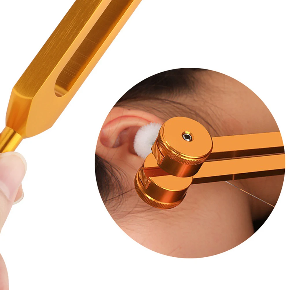 

Aluminum Alloy Tuning Ring Ear Cleaner Professional Clinical Neurological Examination Tool Sensory Fork Durable Smooth Design