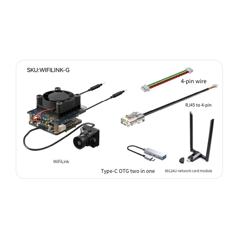 For Runcam Wifilink VTX Camera 1080P+8812AU Network Card For Fixed Wing IMX415 Sensor For FPV RC Drone(Based On Openipc)