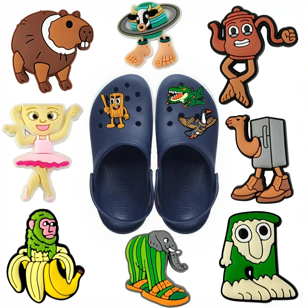 

The Classic of Mountains and Seas Shoe Charms Classic Clog Buckle Decorations for Accesories DIY Garden Boys Kids Party Gifts