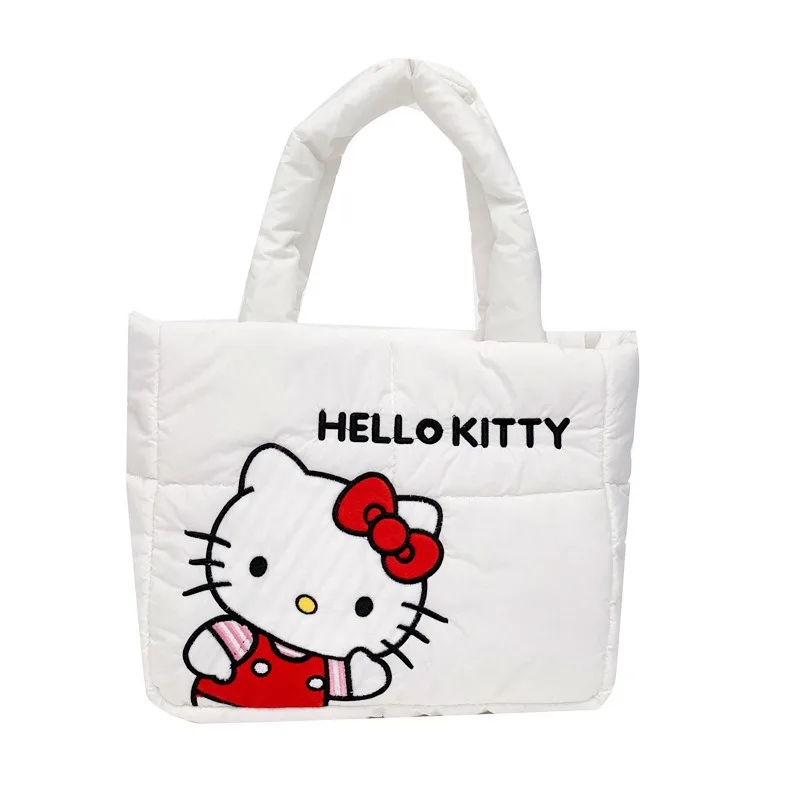 

Kawaii Hello Kitty Bag Cute Cartoon Anime Women Fashion Decoration Large Capacity Desktop Ornament Student Girl Gift Wholesale