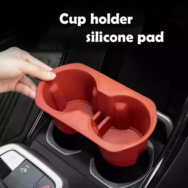 

For BMW X1 IX1 2023 2024 Cup Holder Silicone Pad Interior Modification Car Interior Accessories