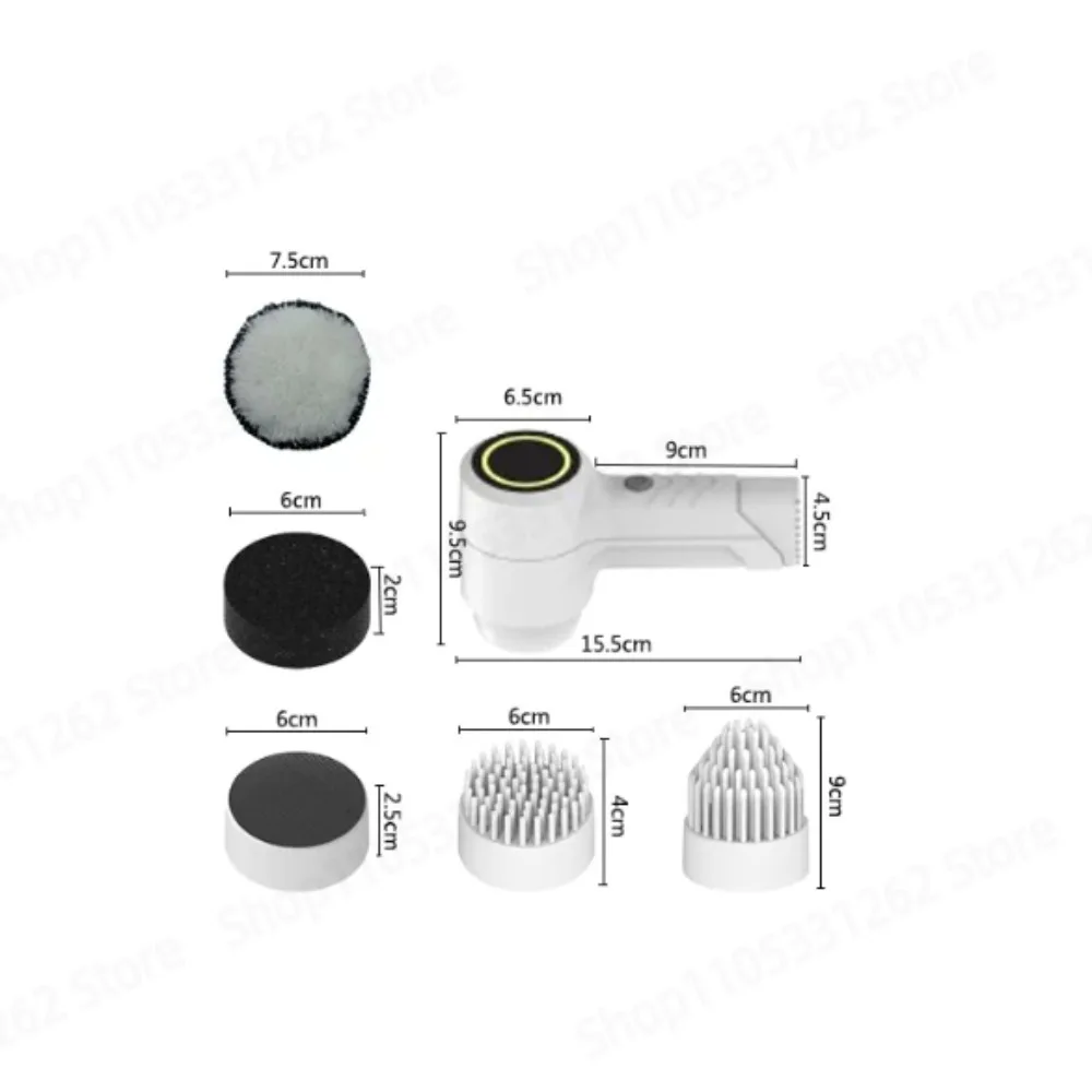 Multifunctional Cordless Electric Cleaning Brush Rechargeable for Home Kitchen Bathroom Shoes