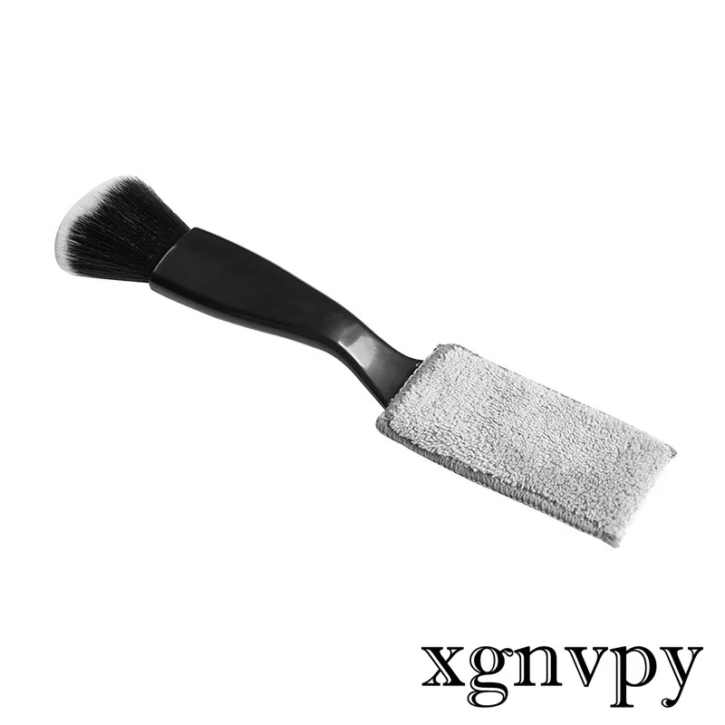 xgnvpy Hot Two Color Optional Car Interior Cleaning Brush with Double Head for Air Conditioning Outlet Dust Removal