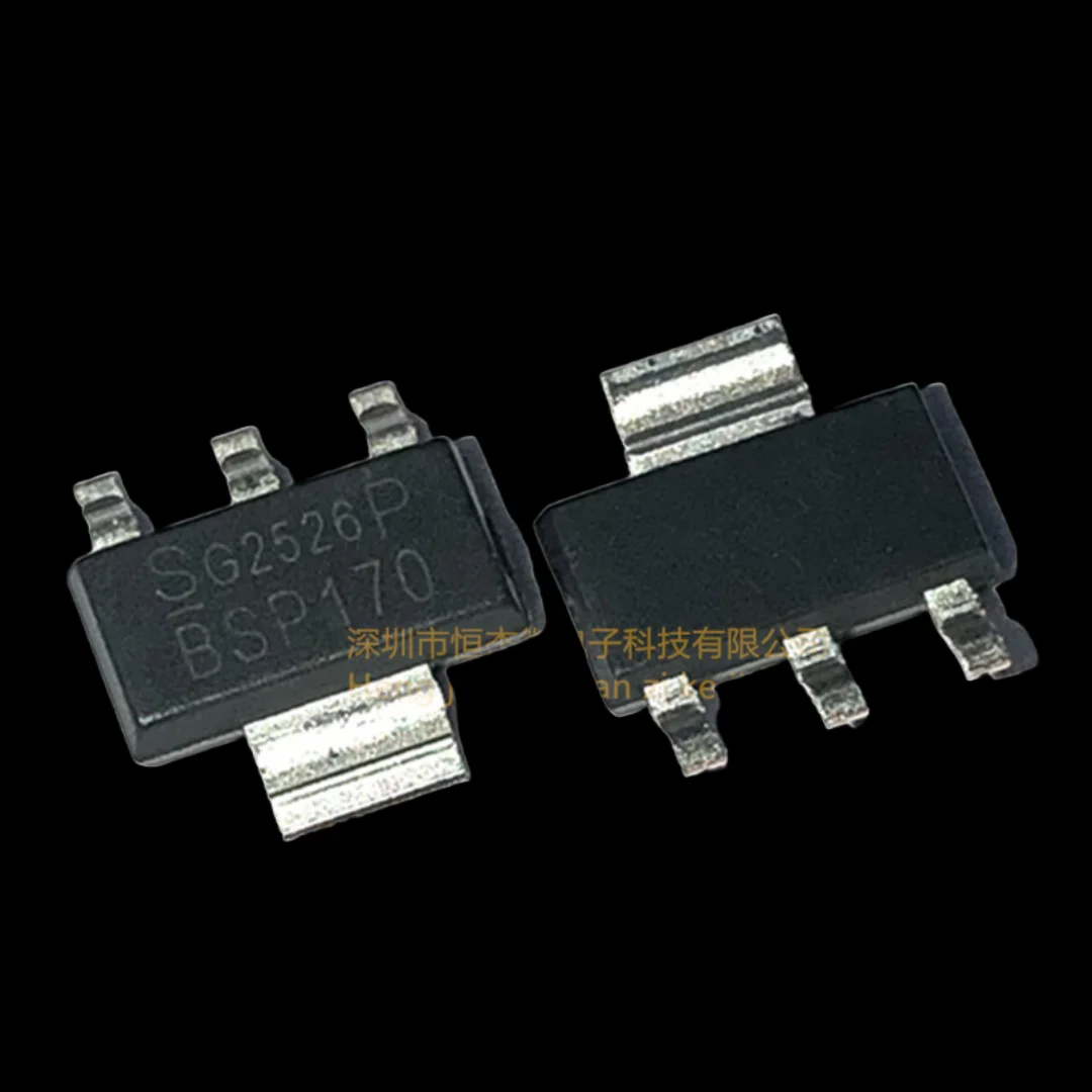 5PCS/new original genuine BSP170P BSP170 SOT-223 60V/1.9A P channel, FET