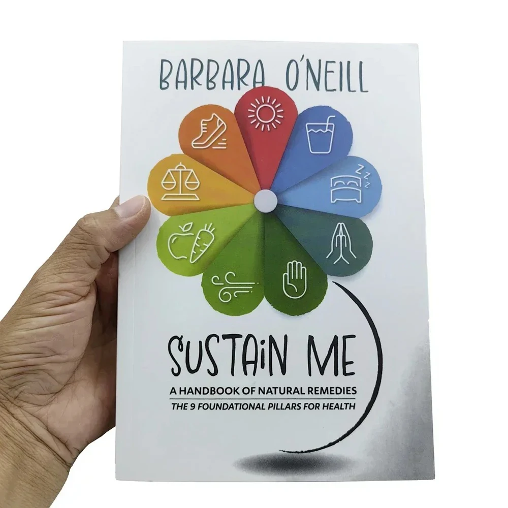 Sustain Me,The 9 Foundational Pillars for Health Guide Book in English Paperback,A Handbook of Natural Remedies