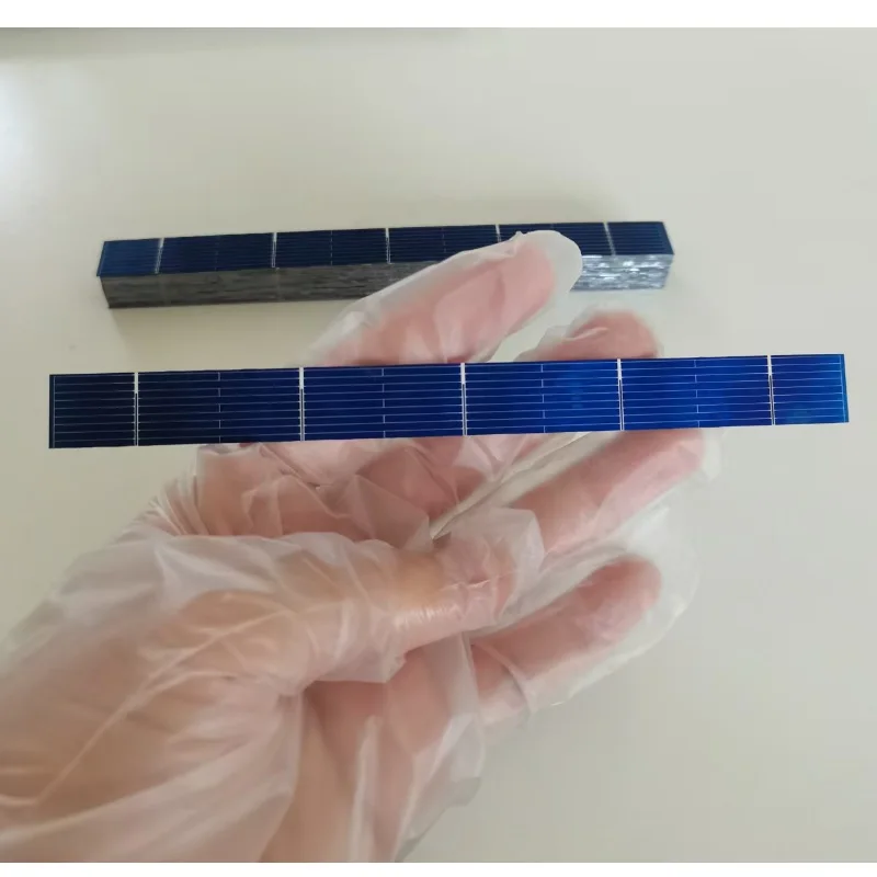 Poly Crystalline Solar Cells 156mm x 14mm Grade A 18% Efficiency For DIY Solar Panel