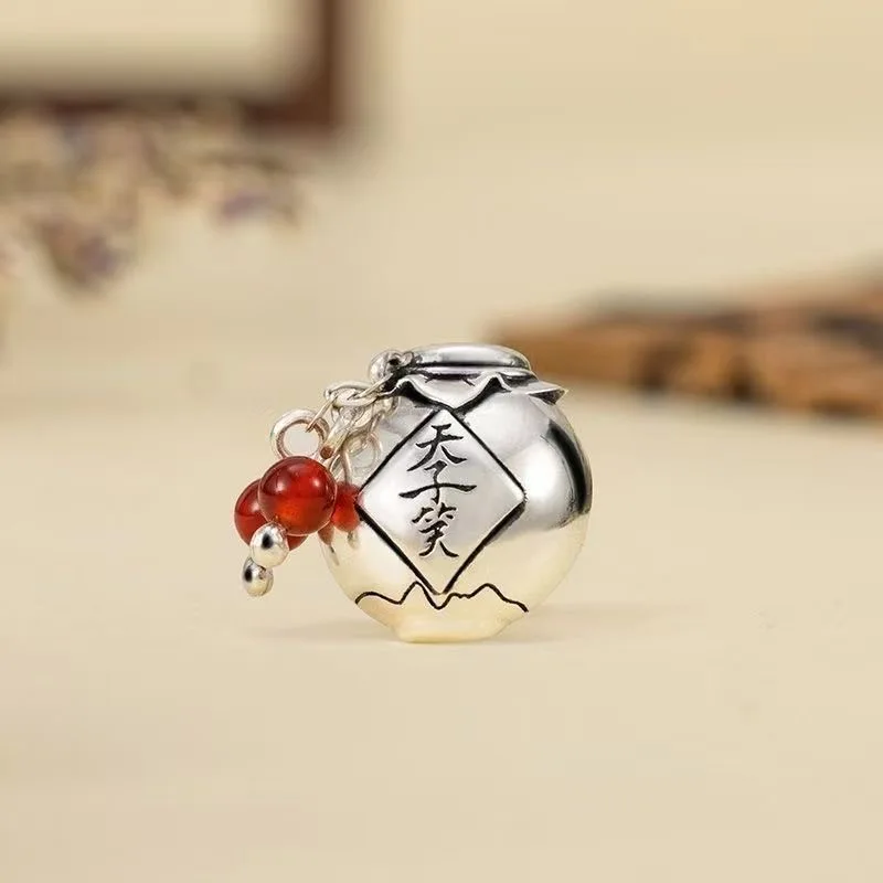 Demonic Ancestor Pendant Ins New Co branded Country cosplay Anime Peripheral Wei Wuxian Blue Forget Machine Necklace