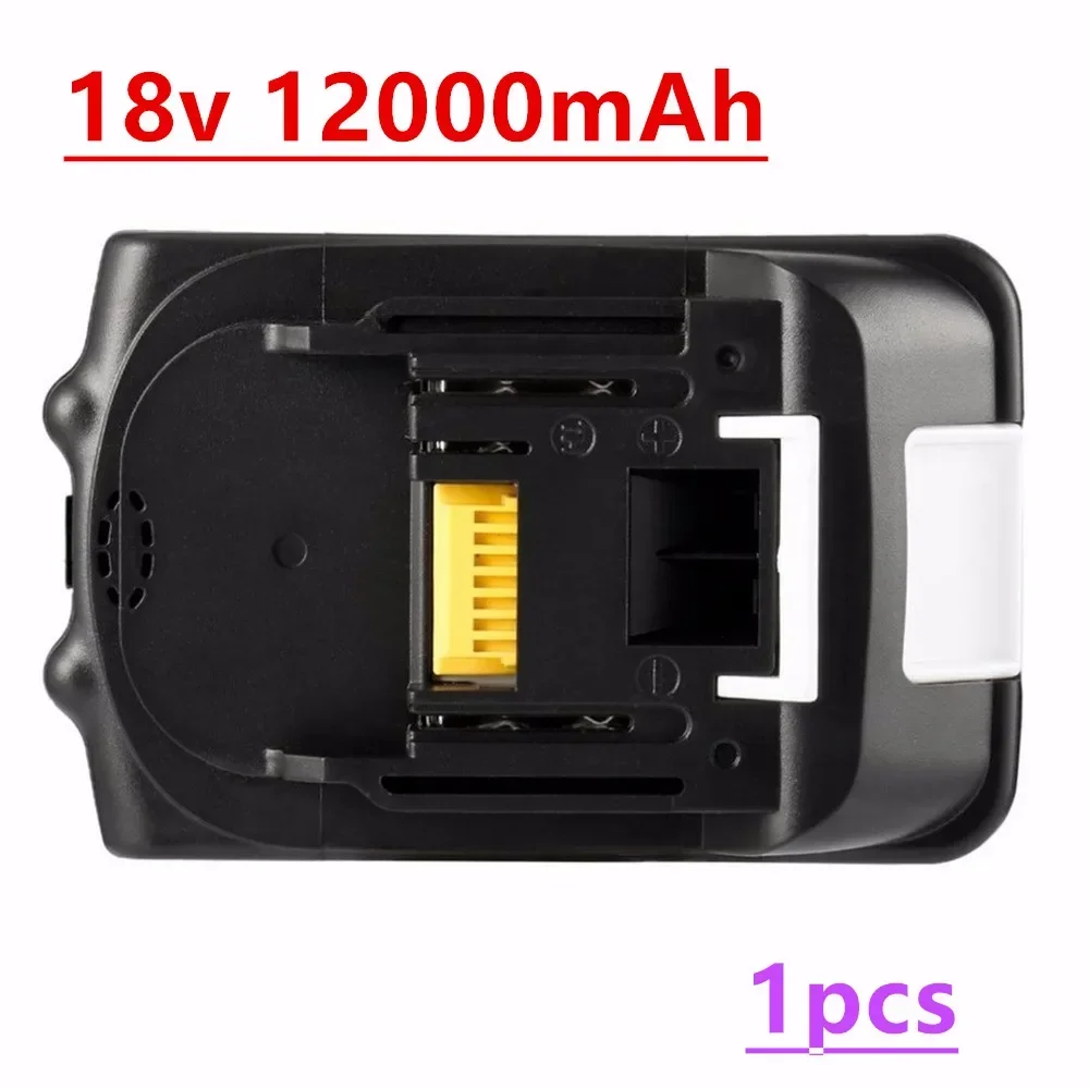 

100% Original For Makita 18V 12000mAh Rechargeable Power Tools Battery with LED Li-ion Replacement LXT BL1860B BL1860 BL1850