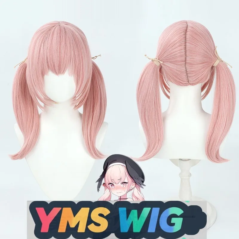

[YMS WIG] Azure Archives International Service Xiaochun Cos Wig Integrated Double Ponytail Pink Silicone Scalp