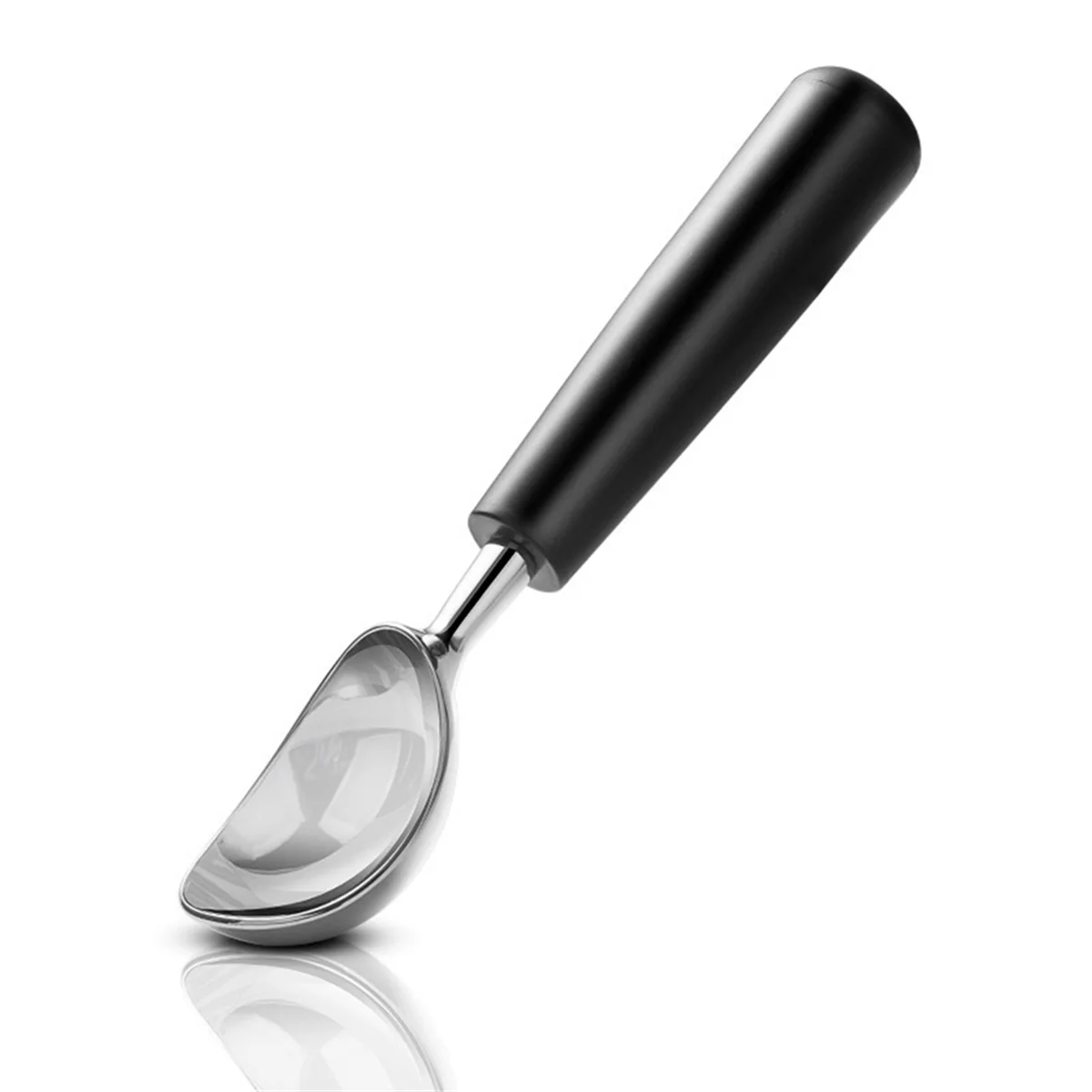 Ice Cream Scoop Stainless Steel, Ice Cream Professional Large Ice Cream Scoops with Non-Slip Rubber Handle