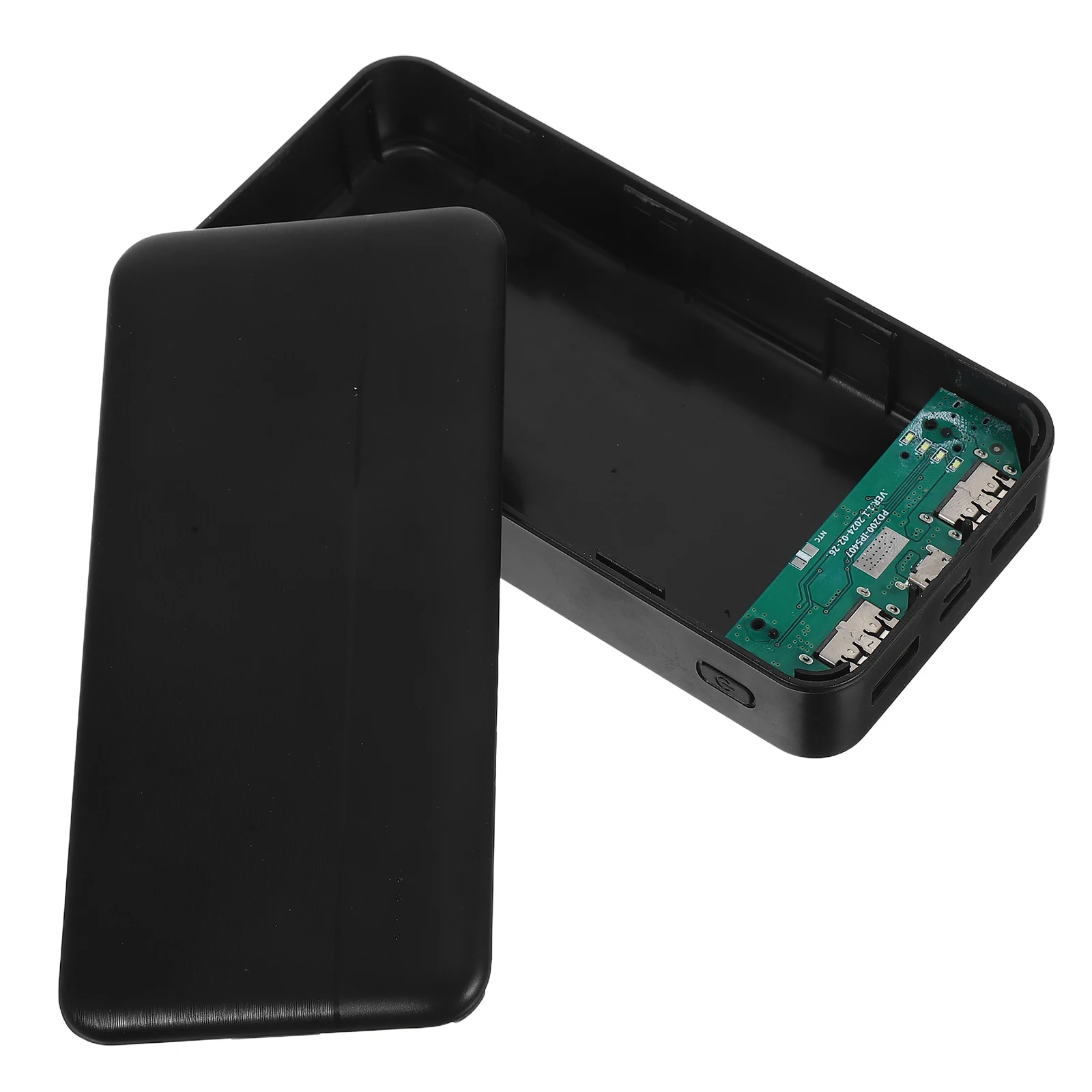 

Portable Storage Box Key Case Plastic Container Power Bank Shape Hider Imitated Ornament Decorative Organizer Secure Travel