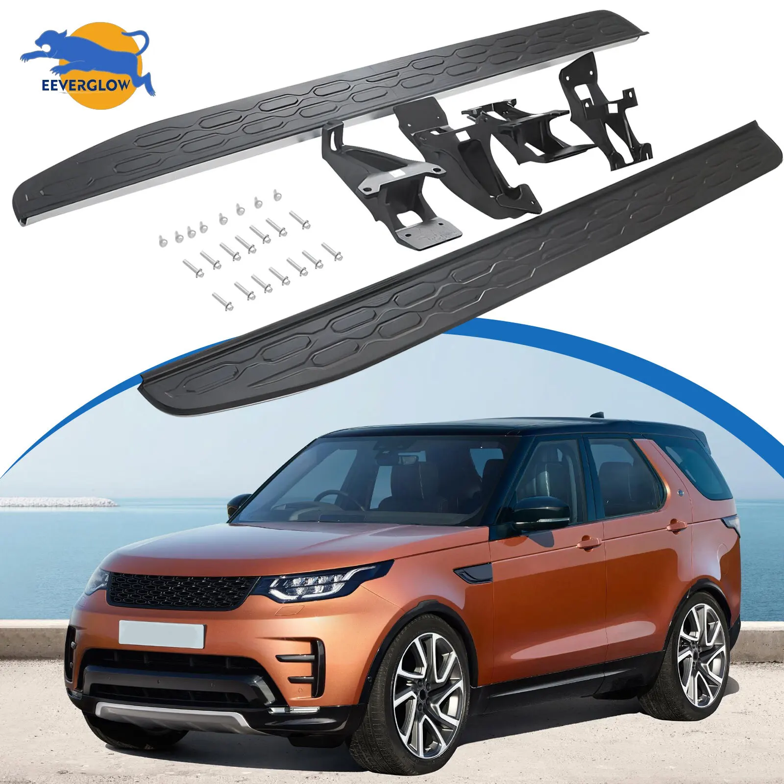

US Stock Running Board for Land Rover Discovery 5 2017 - 2025 Side Step Nerf Bar