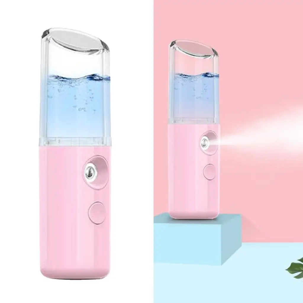 جهاز بخار الوجه القابل لإعادة الشحن سعة 25 مل مع مرطب USB للوصلات