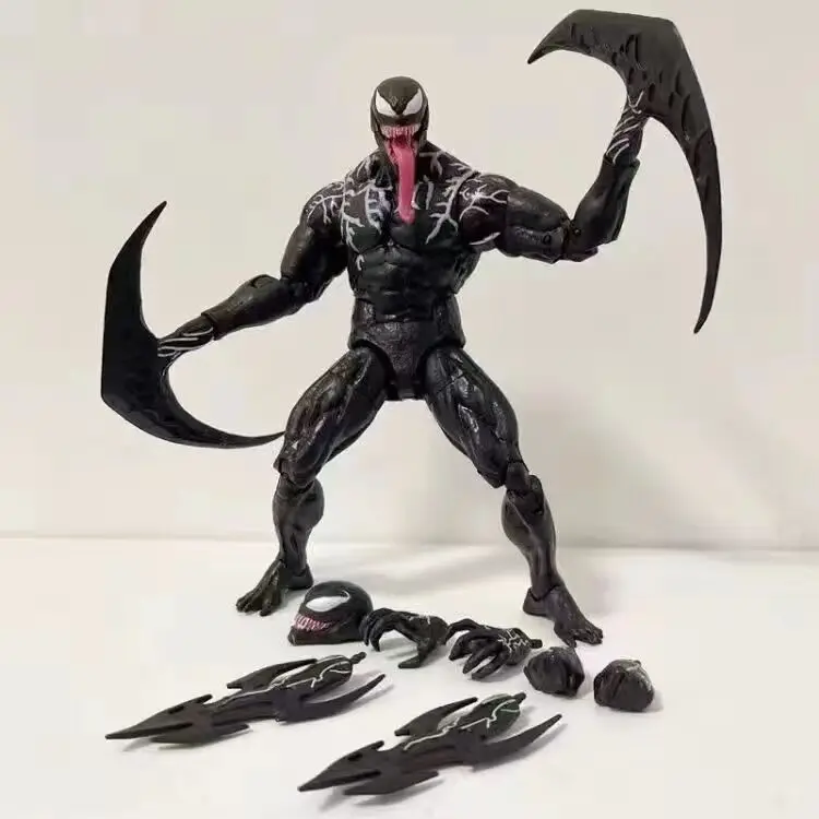 Venom legends Action Figure Joint Movable Toys Change Face Statue Model Doll Collectible kids for Toy Gift