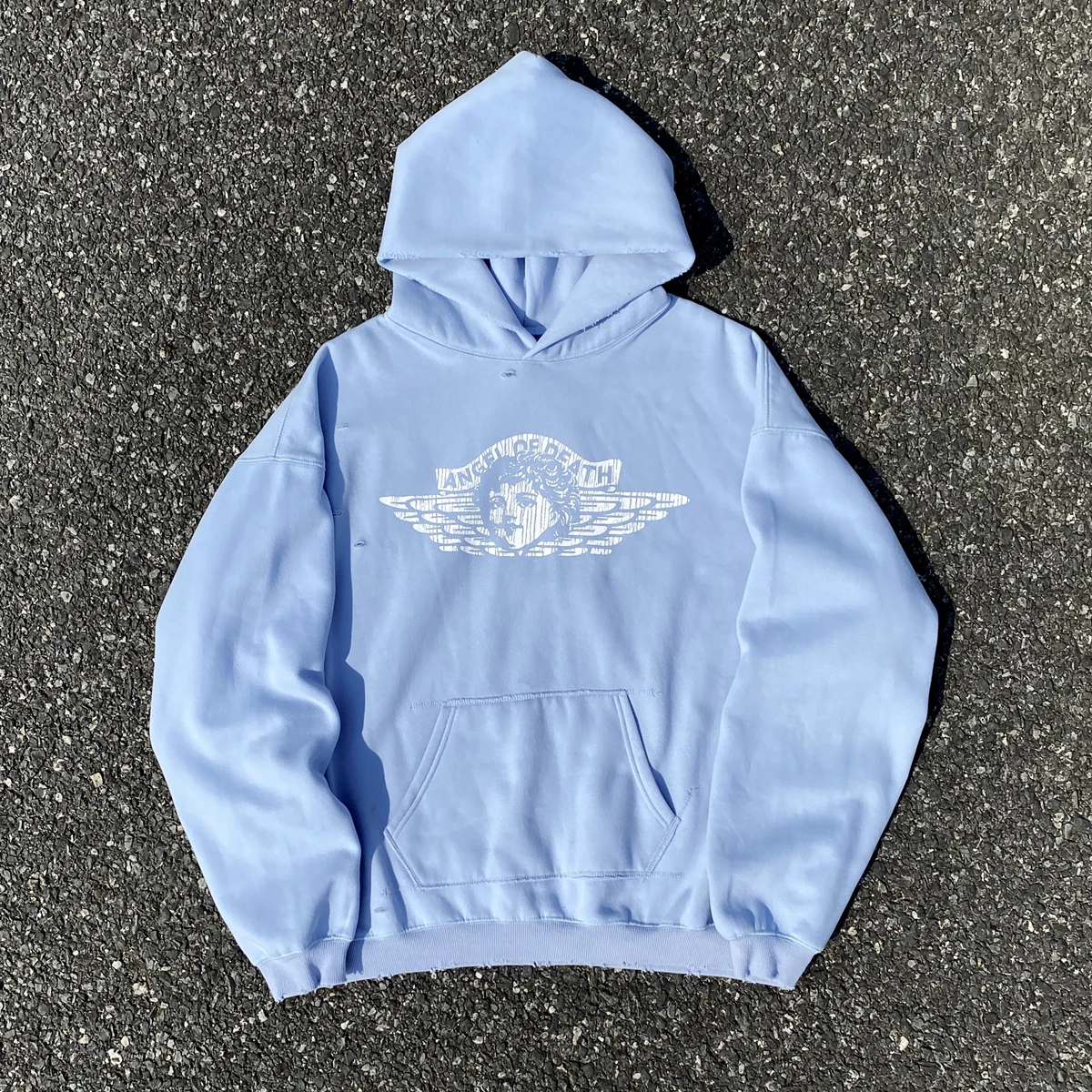 Yao Fashion Saint OF Michael Vintage Casual Streetwear con cappuccio di lusso di alta qualità Oversize felpa con cappuccio per uomo Pullover