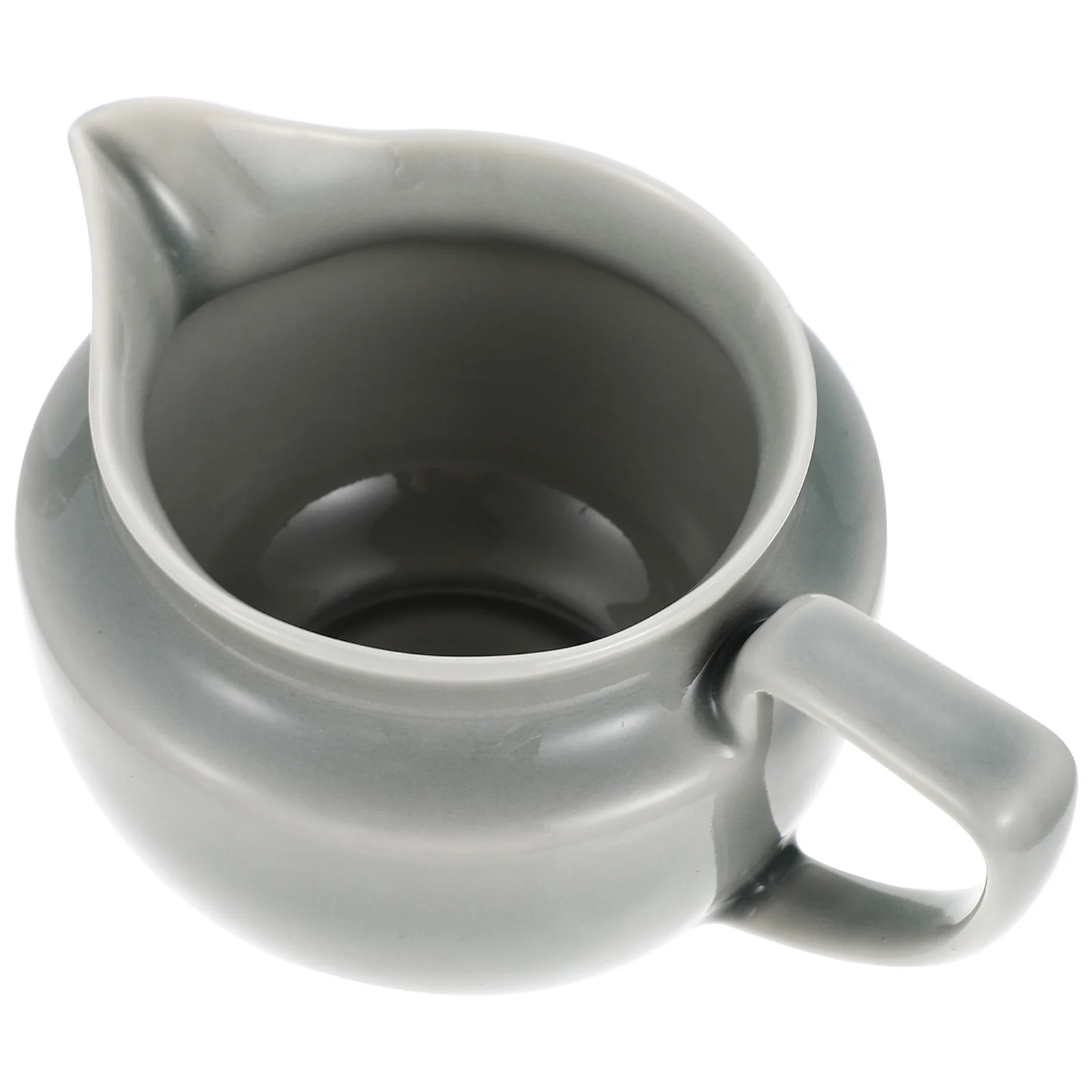 

Coffee Milk Creamer Pitcher Ceramic Sauce Pot Household Lightweight Milk Frother Cup Kitchen Supply Easy Clean