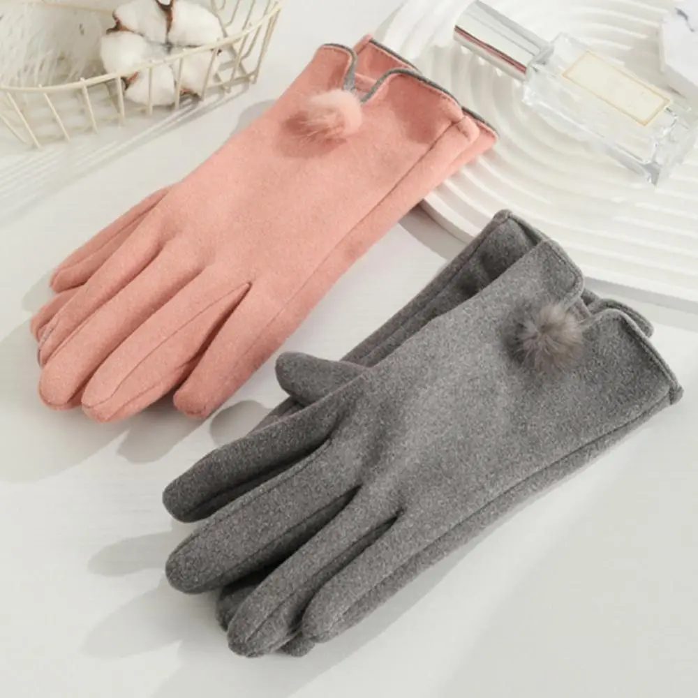 New Fashion German Velvet Gloves Outdoor Winter Cold Weather Gloves Running Cycling with Warm Lining Thermal Gloves