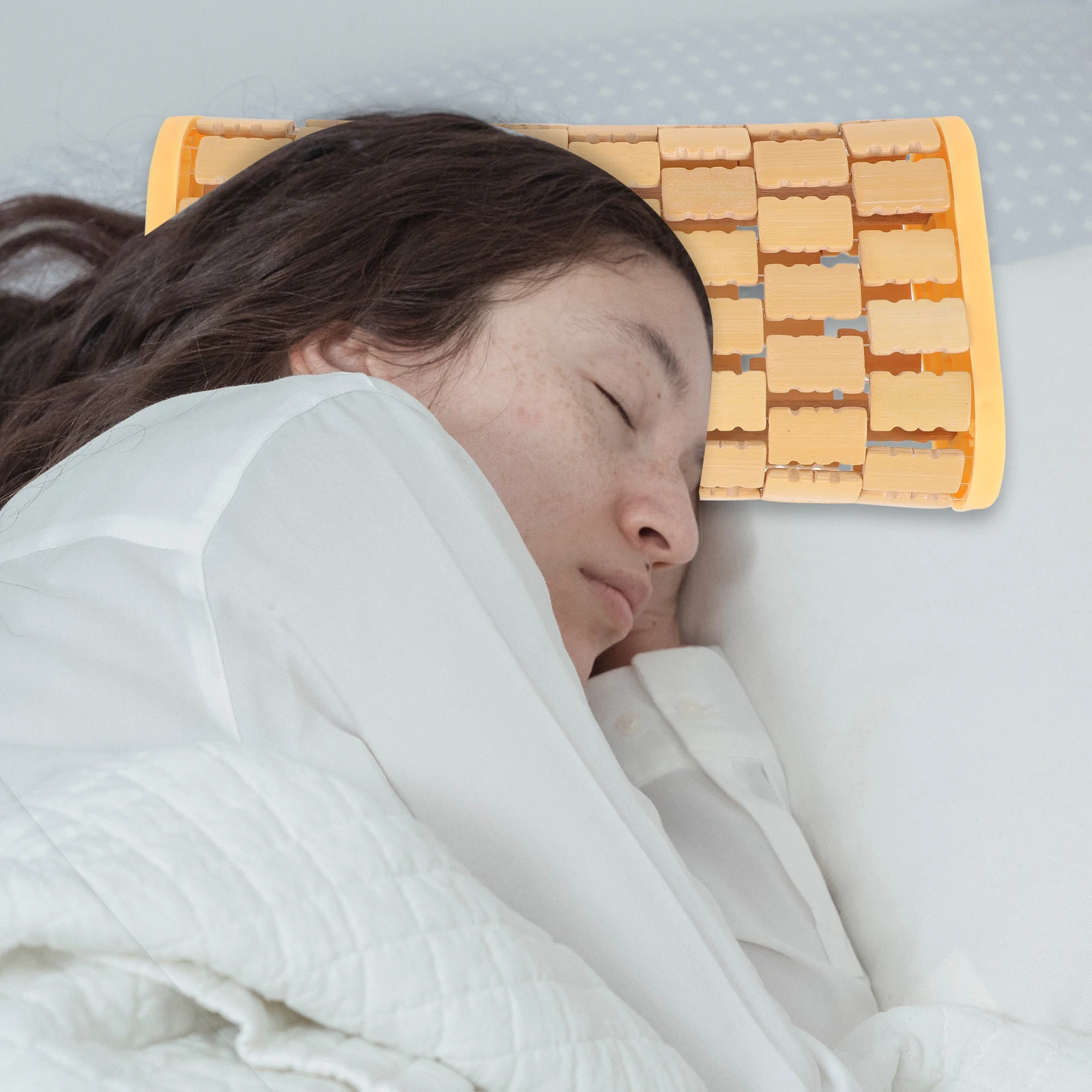 

Bamboo Pillow Hollow Breathable Summer Cooling Single Person Cervical Support Neck Rest Sweat Stem Room Bamboo Mat