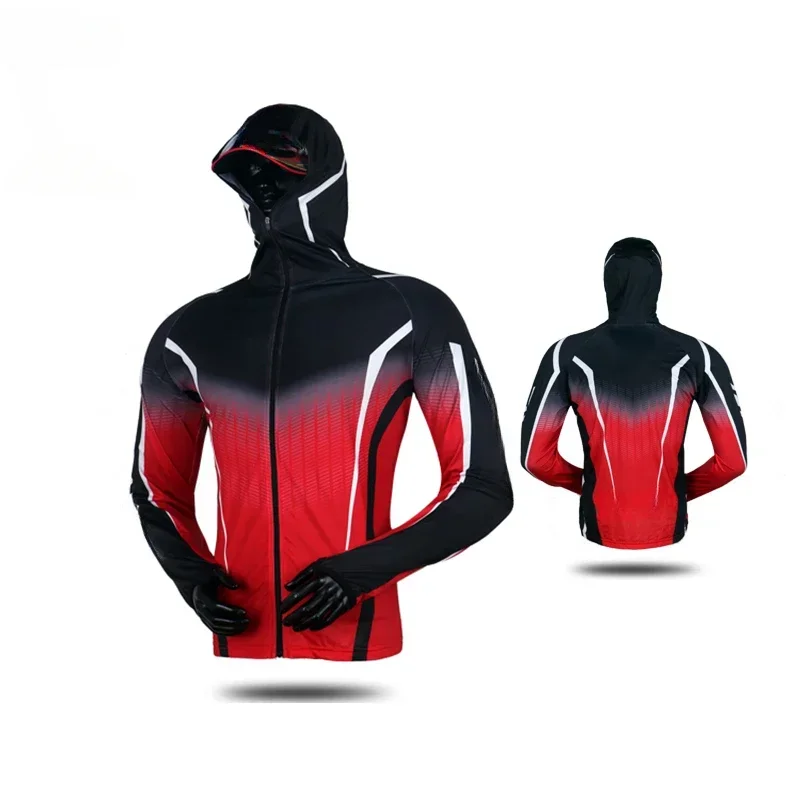 Professional Fishing Shirt  Anti-UV Sunscreen Sun Protection Face Neck Fishing Clothing Breathable Quick Dry Fishing Clothes image 2