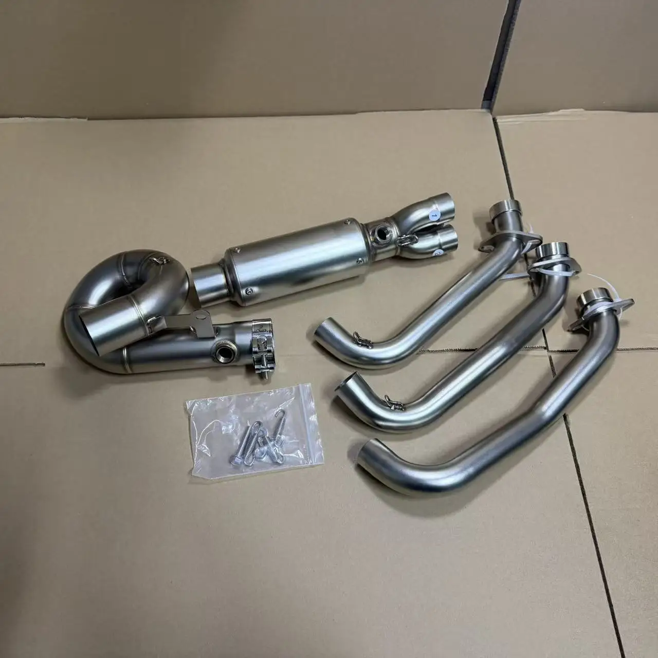 For CF-Moto 675SR 675SS Full System 675SR CFMOTO 2024 2025 51mm Slip On Exhaust System Header Pipe Exhausts Pipes