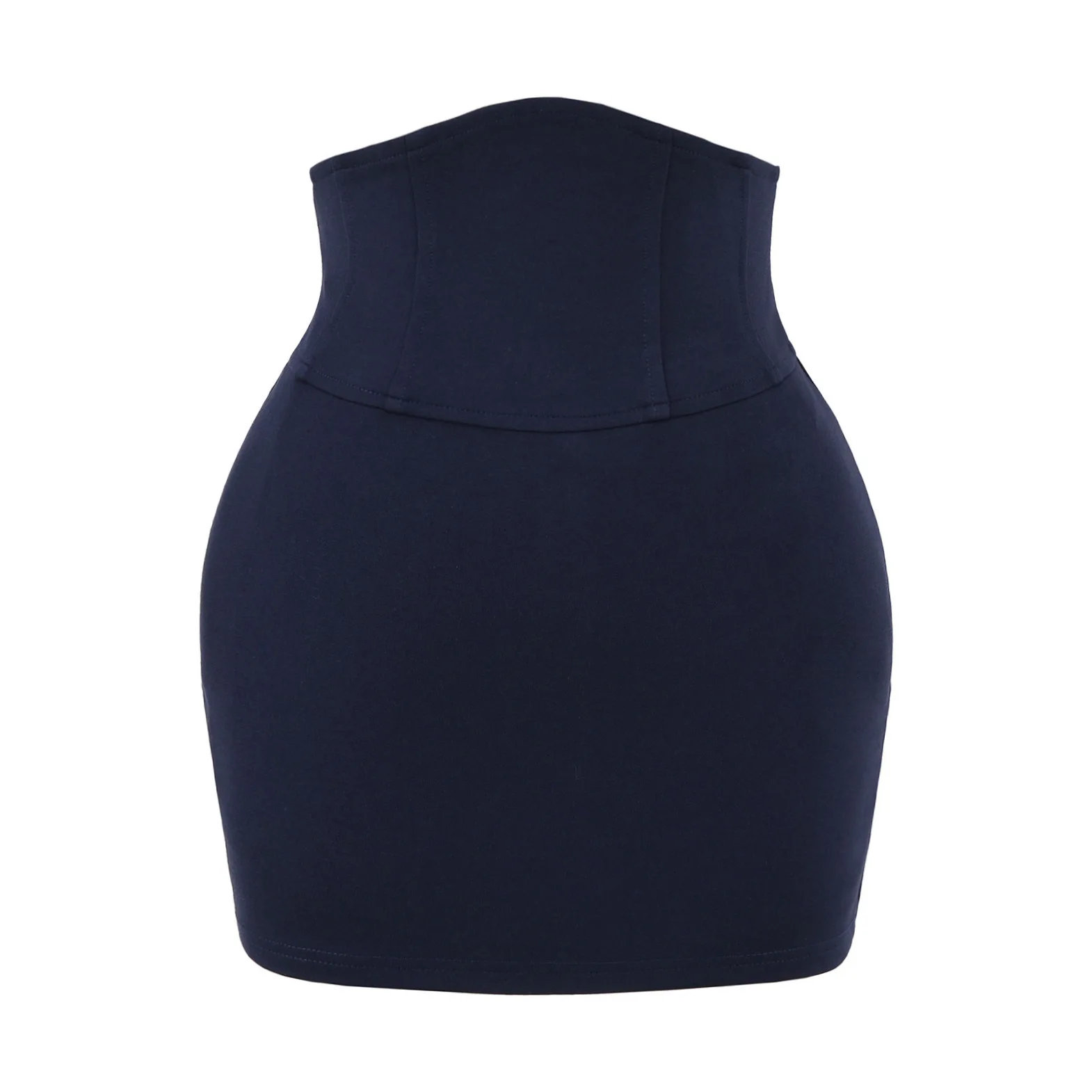 New Pure Desire Style High Waist Slimming Hot Girl Bodycon Mini Skirt Beautiful Hips Small Waist Sexy Bodycon Anti-Exposure XL0X