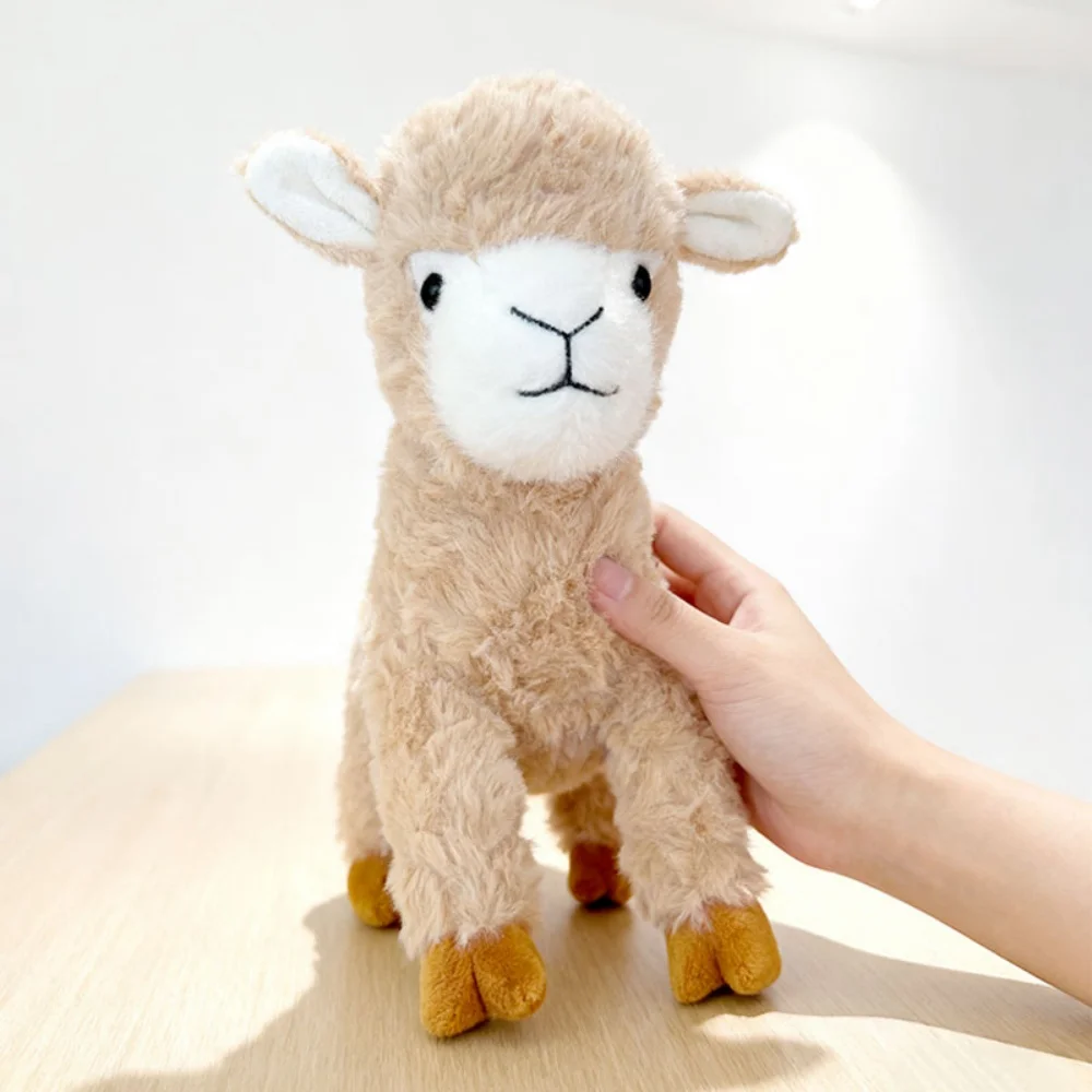 Levensechte Alpaca Knuffel Zachte Cartoon Lam Knuffels Pop Schattige Schapen Kussen Home Decor Verjaardagscadeautjes