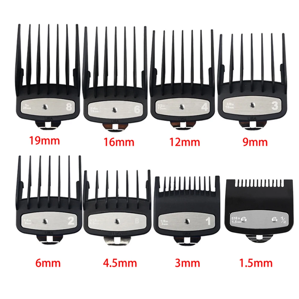 

Limit Comb For Big Body Hair Clipper Guards Barber Shop Cutting Guide Combs Electric Clippers 1.5/3/4.5/6/9/12/16/19mm Accessory