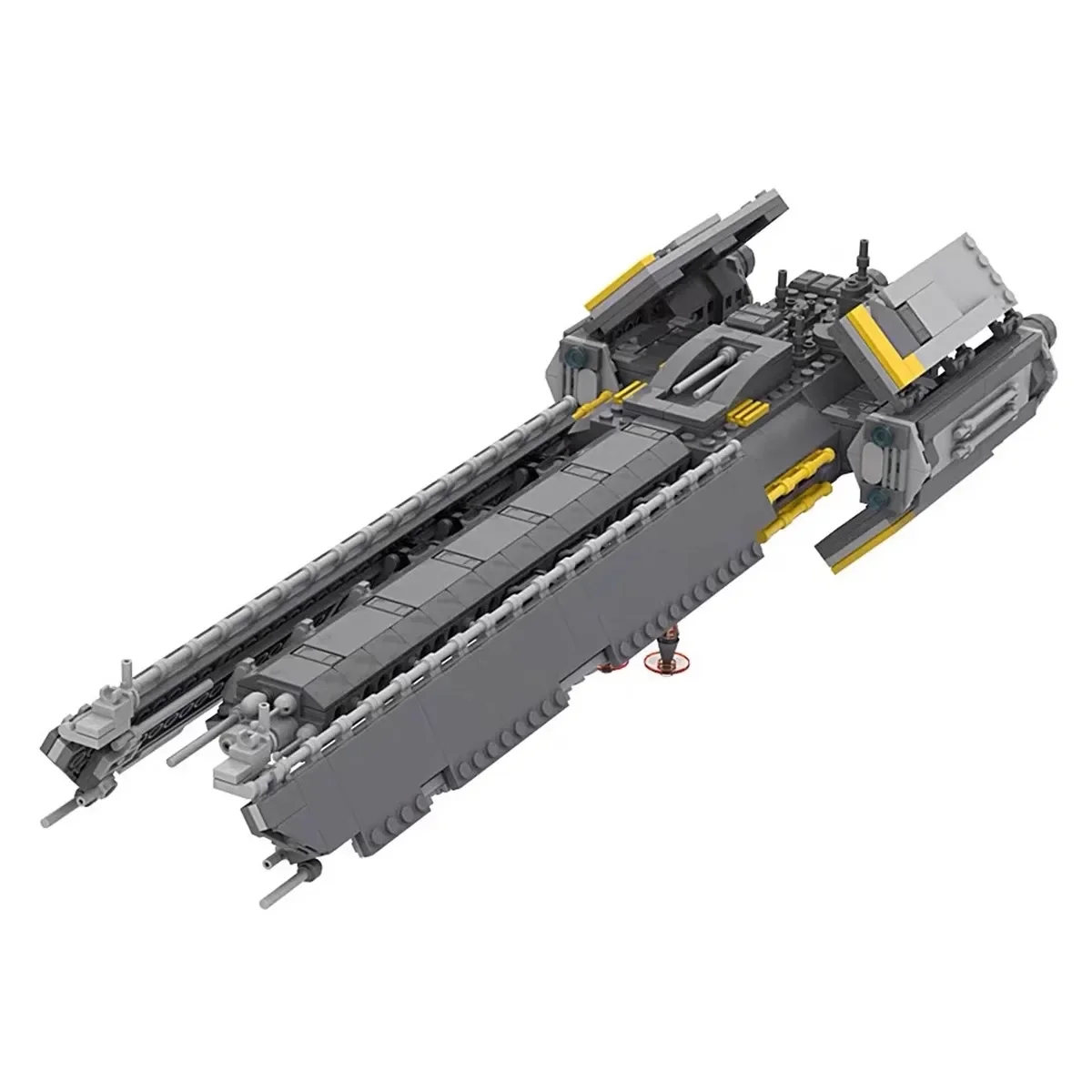 Bricklink MOC Space Wars Game Helldivers 2 Super Destroyer Spaceship Sets Creative Building Blocks Kid Toys Christmas Gift