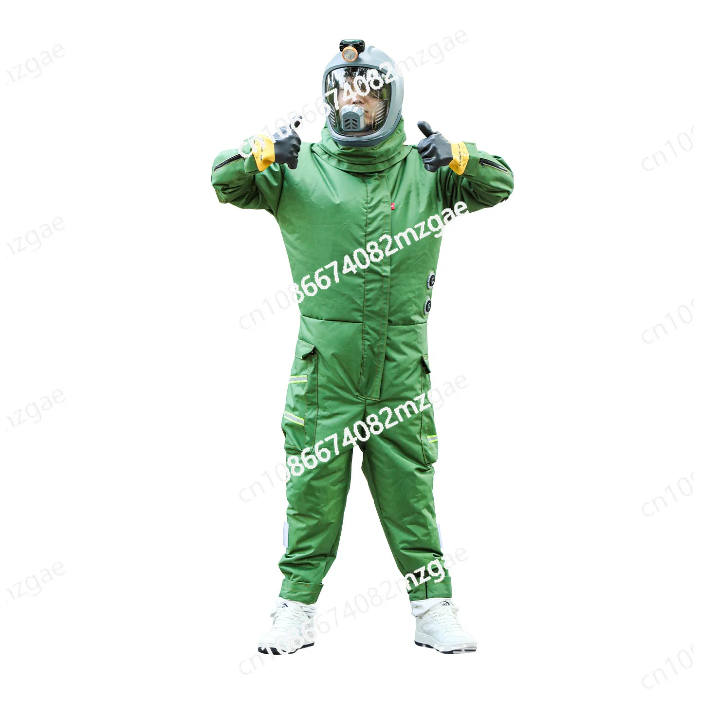 

Inflatable wasp suit one-piece anti-bee closed four-fan protective set thickened wear-resistant wasp suit