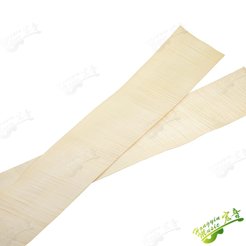 10 pieces Flame maple guitar veneer leather guitar production materials accessories 850*130*0.4m