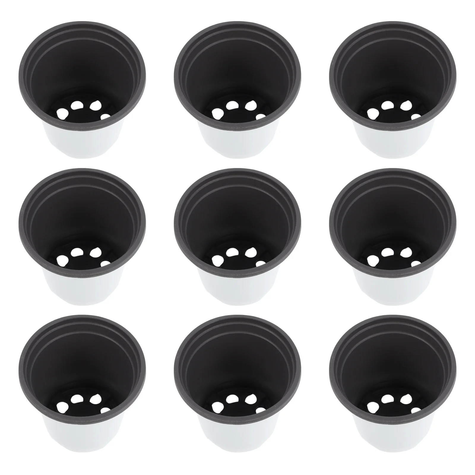 

Набор из 60 мини-кашпо: двухслойные горшки для суккулентов из прочного пластика с дышащим дизайном для дома, сада, офиса