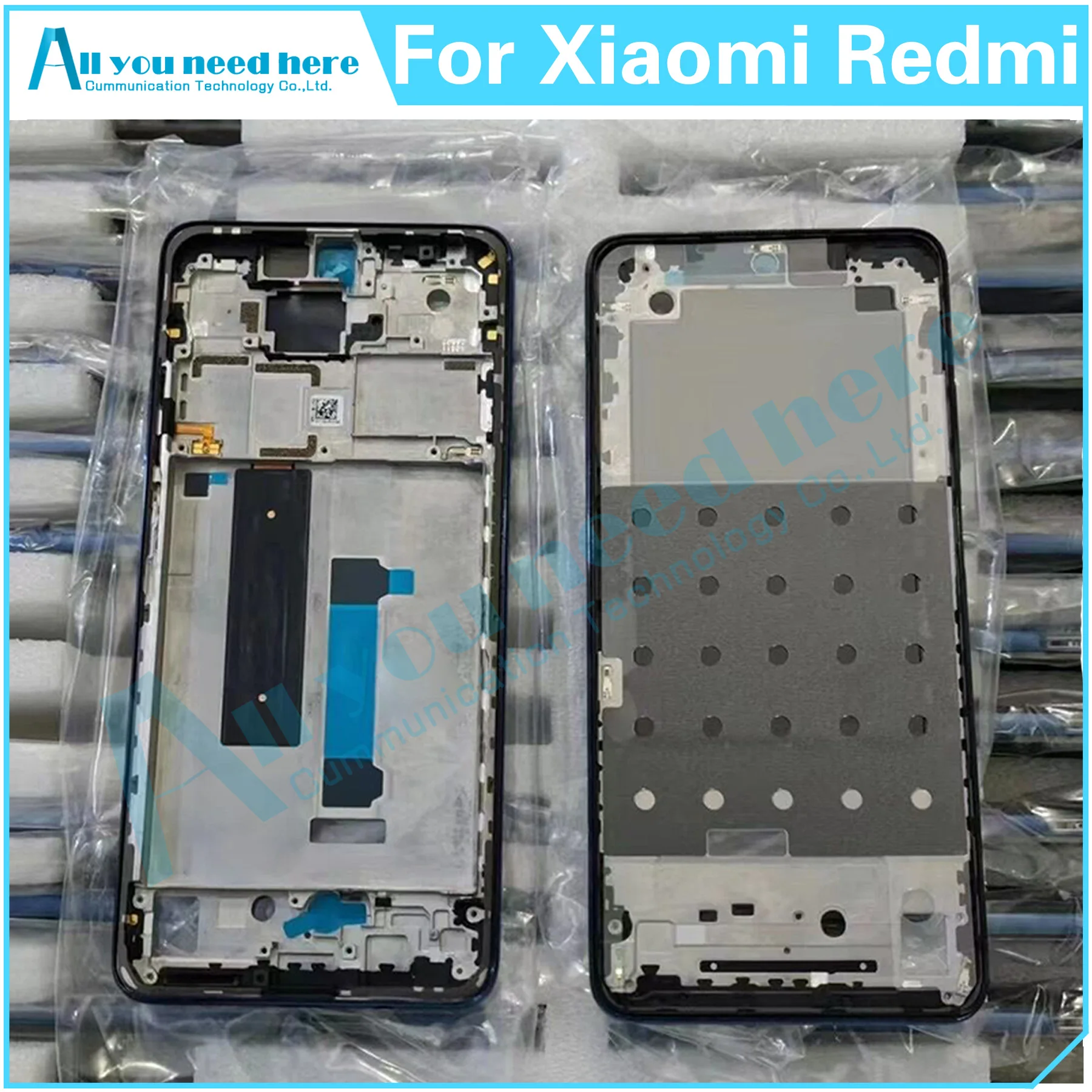 

For Xiaomi Redmi Note 9 Pro Front Bezel Frame Middle Plate Housing Board LCD Support Mid Faceplate Repair Parts Replacement