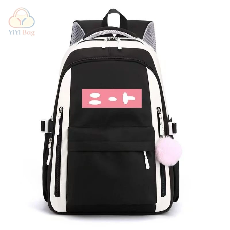 Onimai I'm Now Your Sister! Backpack Mahiro Oyama NEET Japanese Text Print Student Schoolbag Boy Girl Large Capacity School Bag