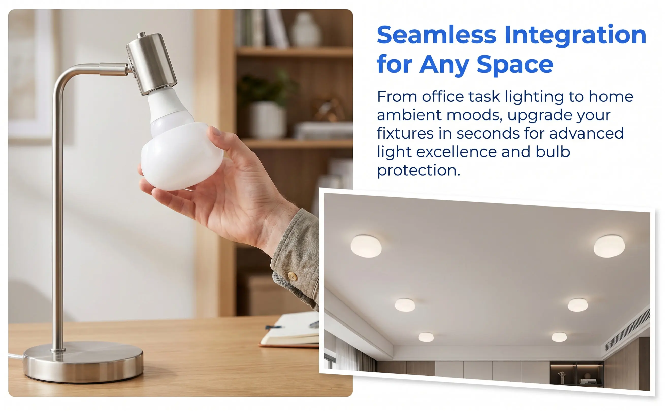 10Pcs Anti-Fog Flat Globe Lampshade Cover Plastic Spherical Bulb Diffuser for LED Home Office Commercial Lighting Fixture