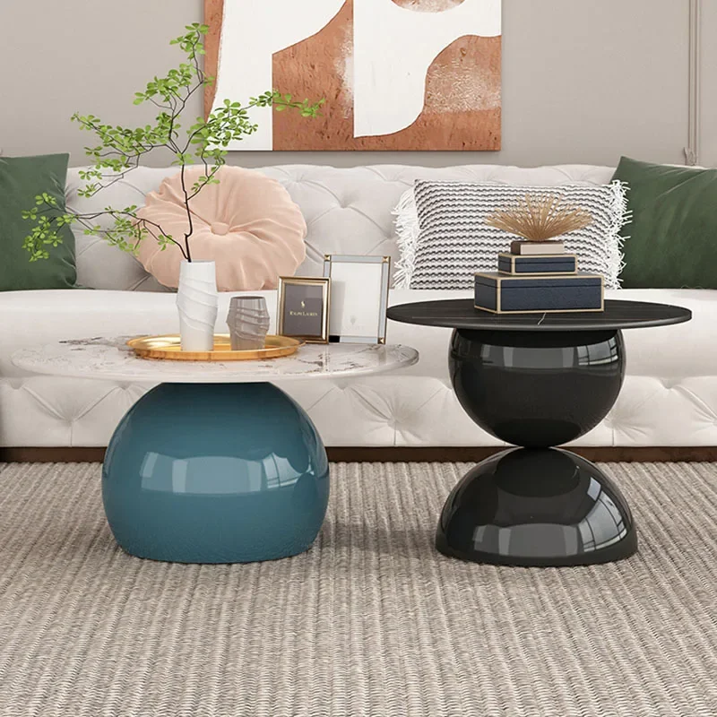 Aesthetic Modern Coffee Tables Nordic Book Cool Minimalist Coffee Tables Round Premium Mesas De Centro Para Sala Home Decoration