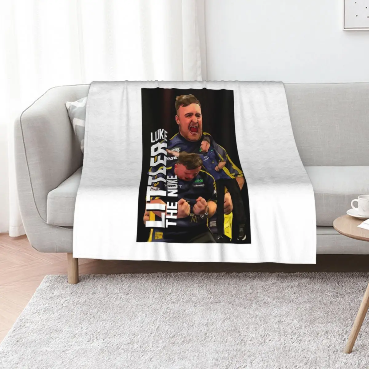 

The Future of Darts – Luke “The Nuke” Littler Throw Blanket Soft Fashion Sofas Soft Beds Summer Blankets