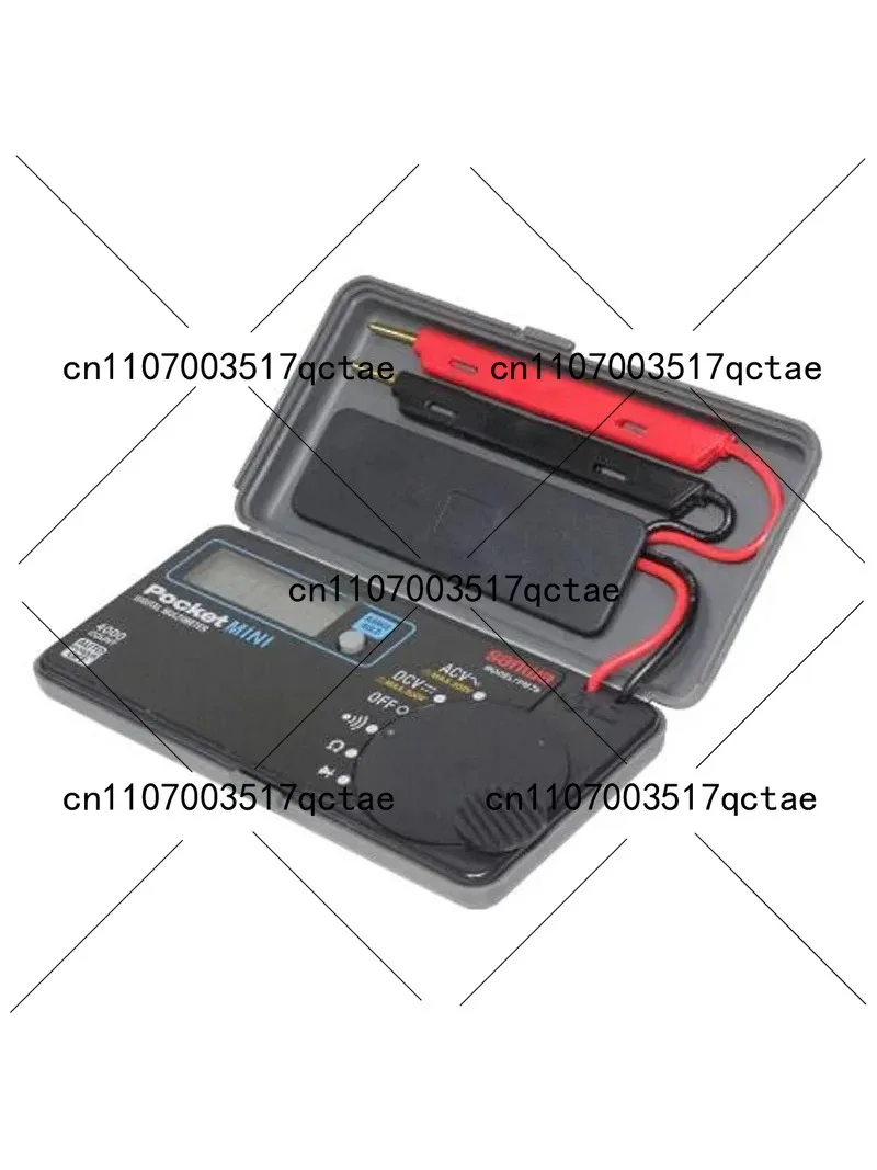 Pocket Mini Digital Multimeter 4000 Count AC DC Voltage Tester Portable DMM with LCD Display Electrical Measuring Tool