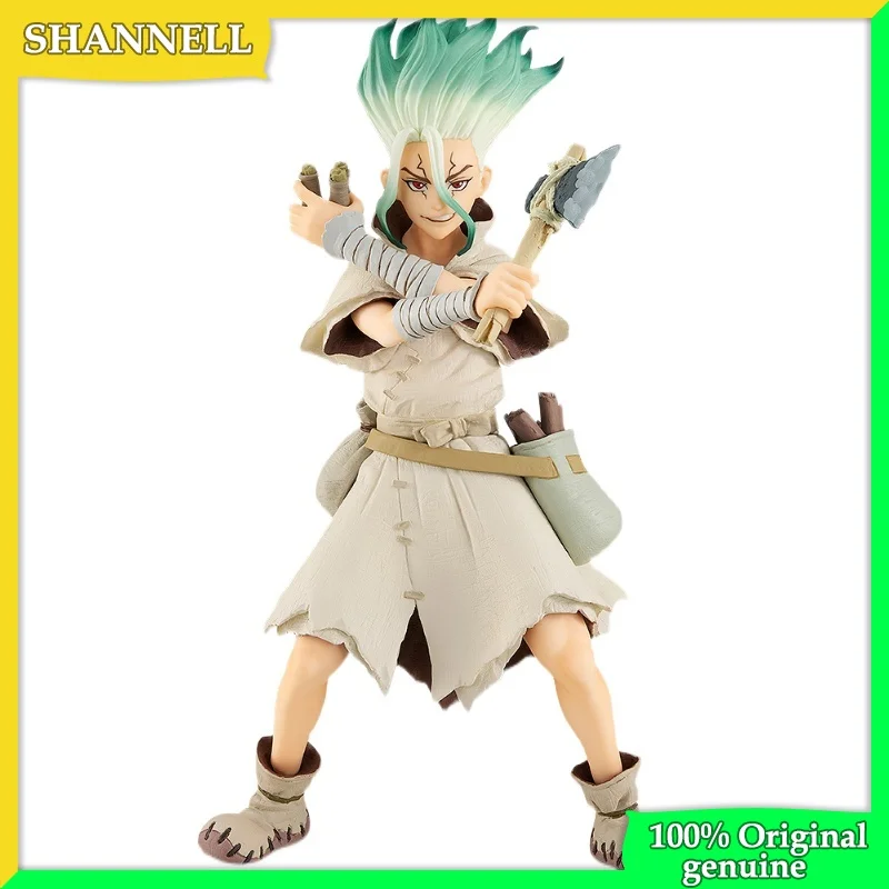 

Dr.STONE Ishigami Senkuu 100% Original genuine 17cm PVC Action Figure Anime Figure Model Toys Figure Collection Doll Gift