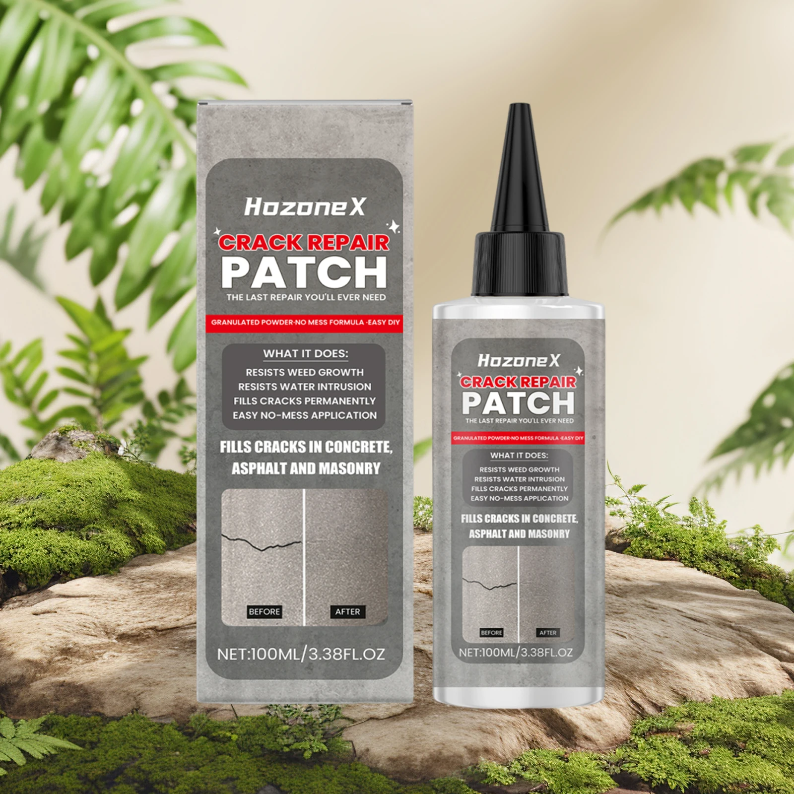 

Герметик для наполнителя трещин с асфальтом Гибкий герметик для бетона 100 мл Наполнитель трещин с асфальтовой подъездной дорогой для ремонта подъездных дорог и тротуаров