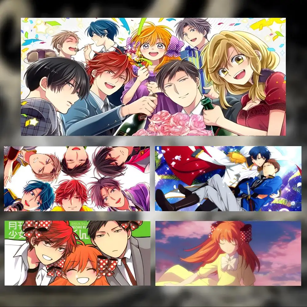 

Cute Anime Sakura Chiyo M-Monthly Girls' Nozaki-kun Mouse Pad Large Thick Desk Pad Stitched Edges Gaming Mouse Mat for PC
