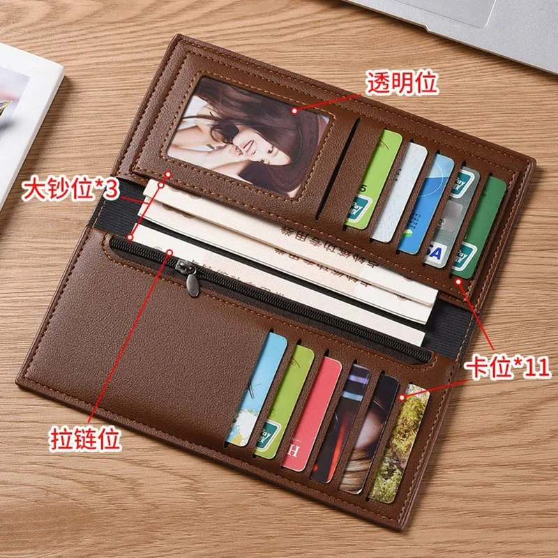 

Fashion Patchwork Printed Men's Wallet High Quality Pu Leather Purses for Men Business Clutch Bag Credit Card Holder Purse Man