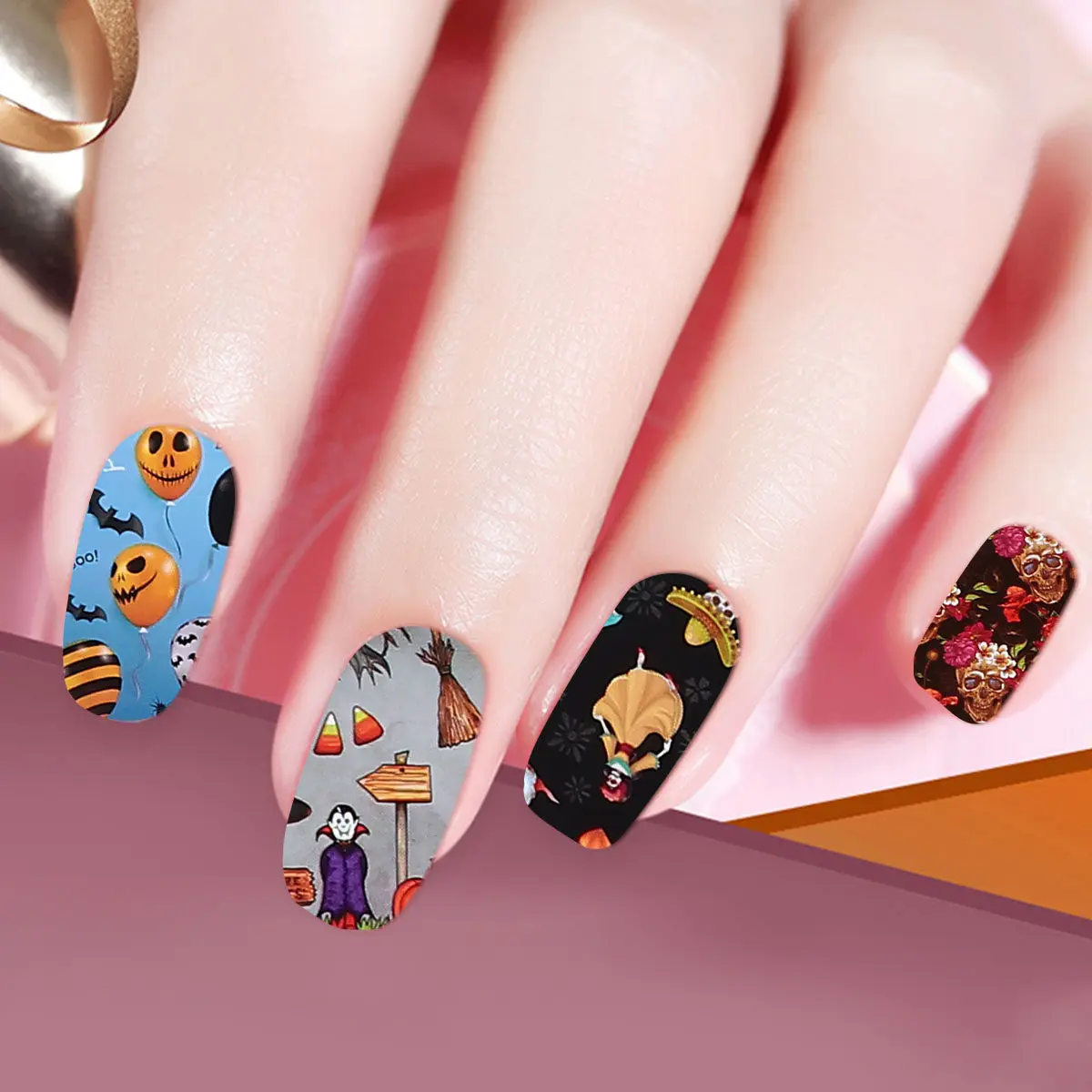 

Sticker Star Nail Art Stickers for Manicure Decals Women Christmas DIY Supplies Fascinating Patterns High Quality Easy to Apply