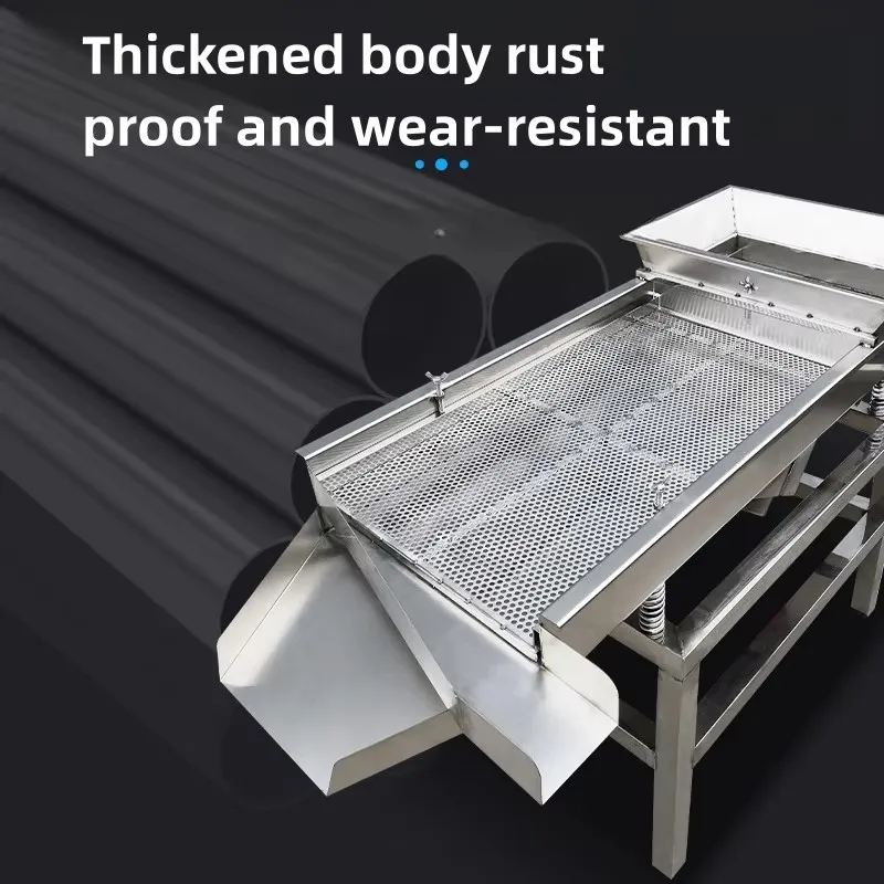 

70*200cm Food sieve machine single sievevibrating electric screen packing machine Large granular material screening machine