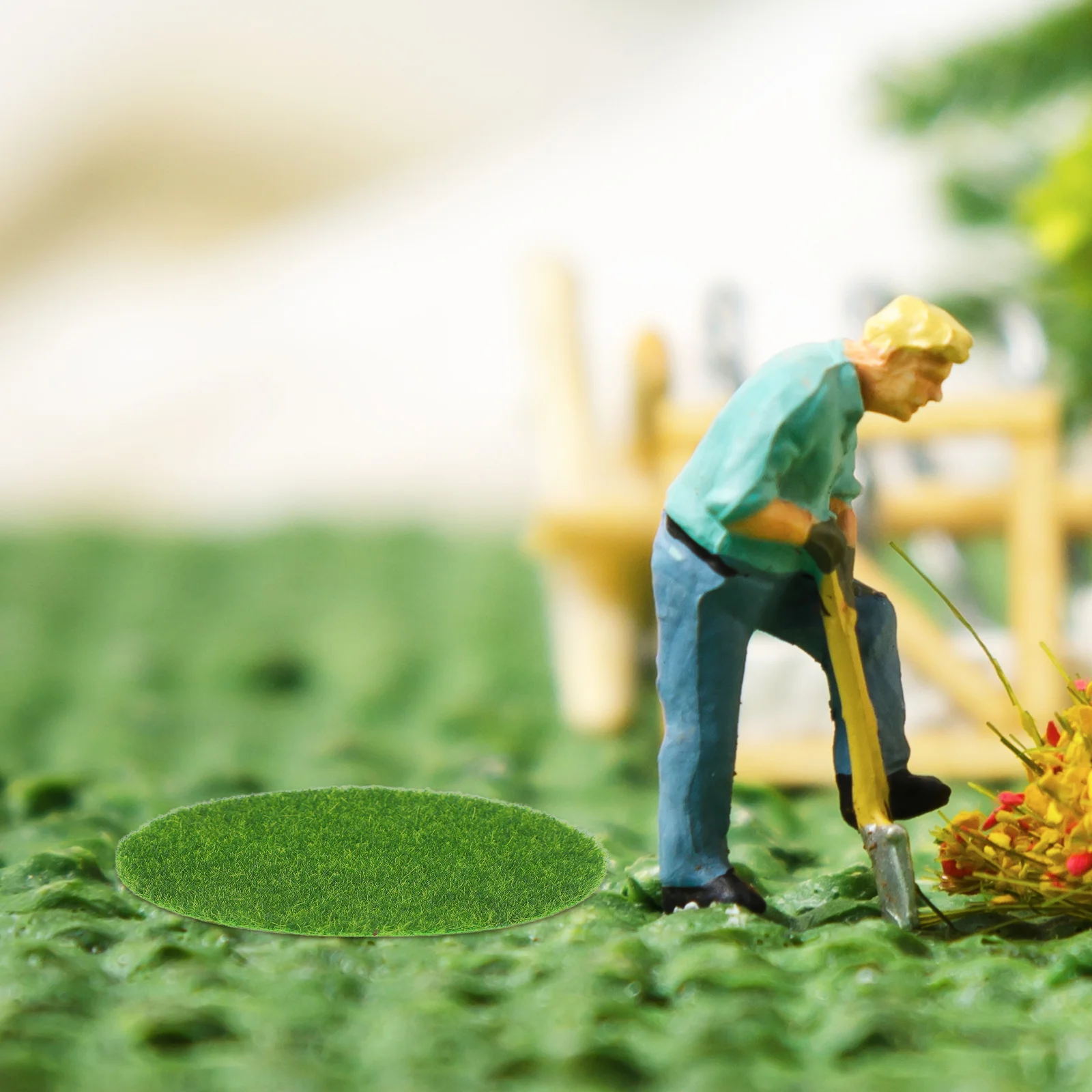 

5pcs Realistic Artificial Moss Lawn For Indoor Plants Garden Landscape Decoration Diy Scene Mat Synthetic Grass Rug