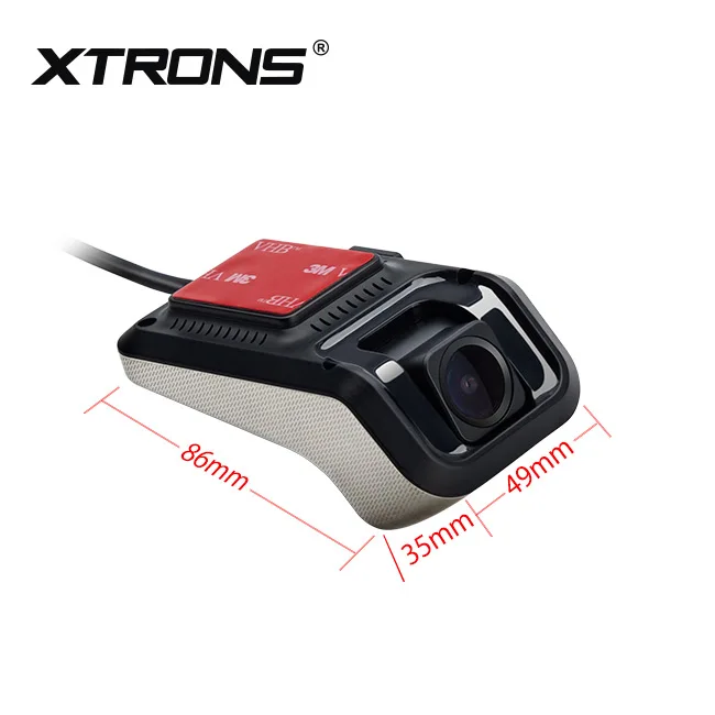 XTRONS DVR025S 1080P سيارة Cctv Dvr مسجل فيديو داش كاميرا Dvr #3