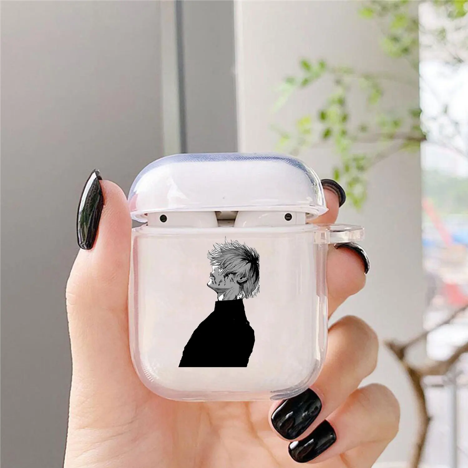 Japan Tokyo Ghoul Anime Kaneki Ken Soft silicone TPU Case For AirPods Pro 2 1 2 3 Silicone Wireless Bluetooth Earphone Box Cover