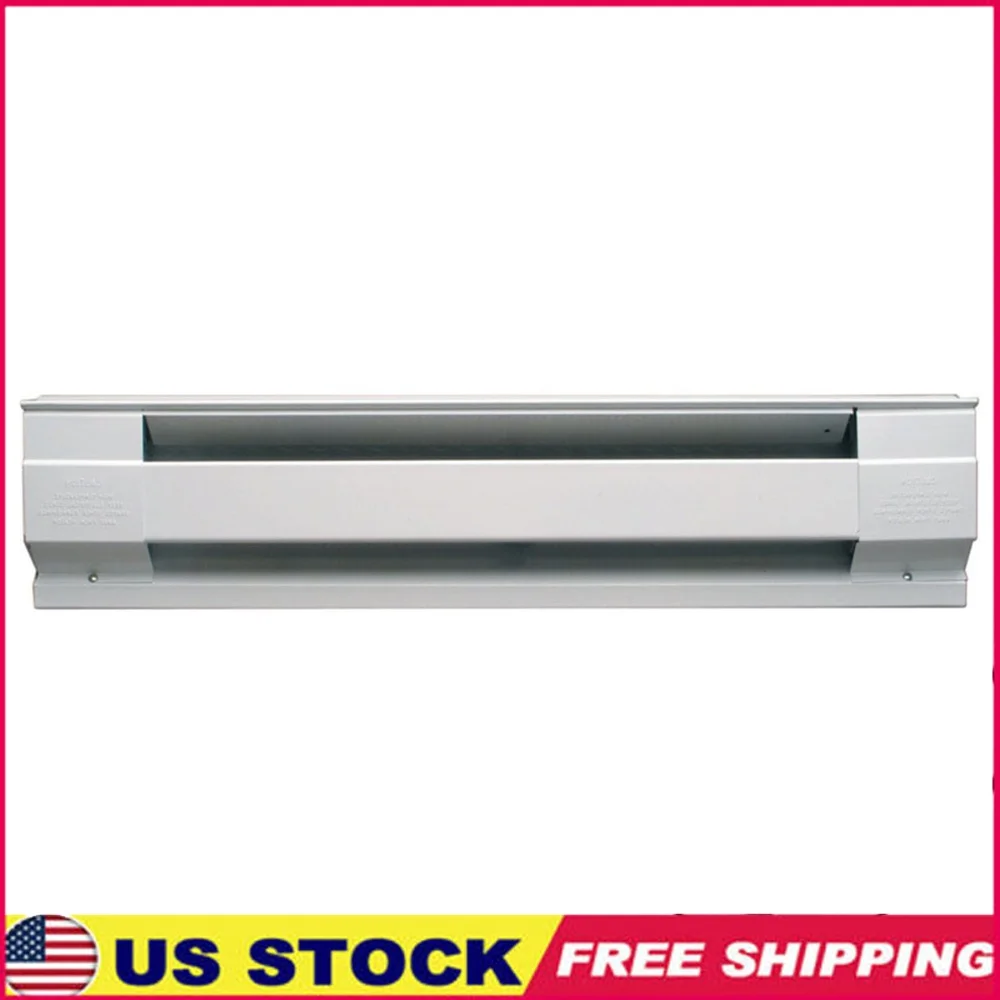 

Электрический плинтусный обогреватель 1710 БТЕ Конвекционный внутренний нагревательный блок Длина 30 дюймов Тихая работа Простая установка