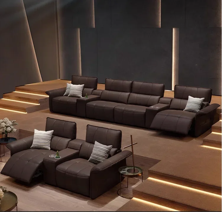 New home theater electric sofa function living room villa video room video room space viewing cabin seat