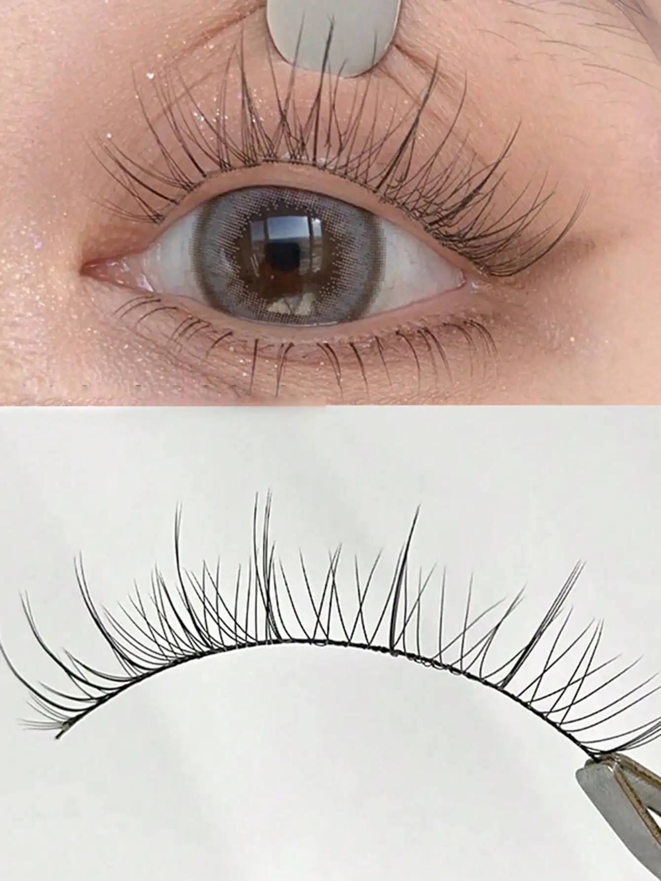 جديد القط رموش 5D رقيق فو المنك جلدة 8D حجم Wispy رموش طويلة رموش اصطناعية الروسية شرائط 5 إلى 7 أزواج حزمة ماكياج #3